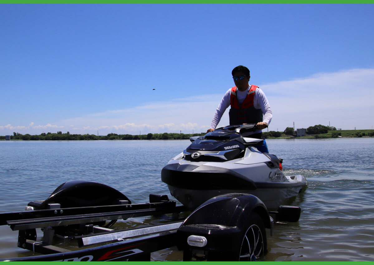 決まりました。マリンジェット水上バイクトレーラージェットスキー