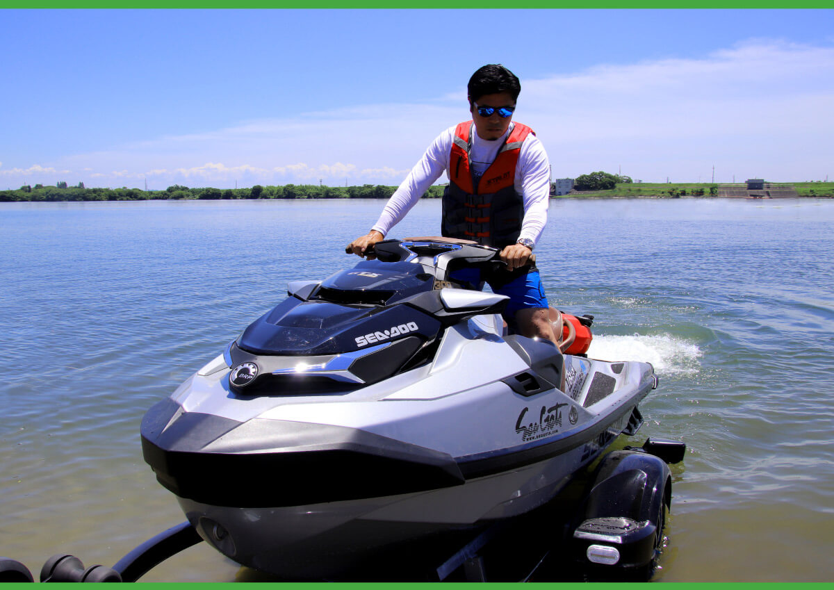 初めてのジェットスキー（水上バイク）上級者編 [5] ジェットスキーを