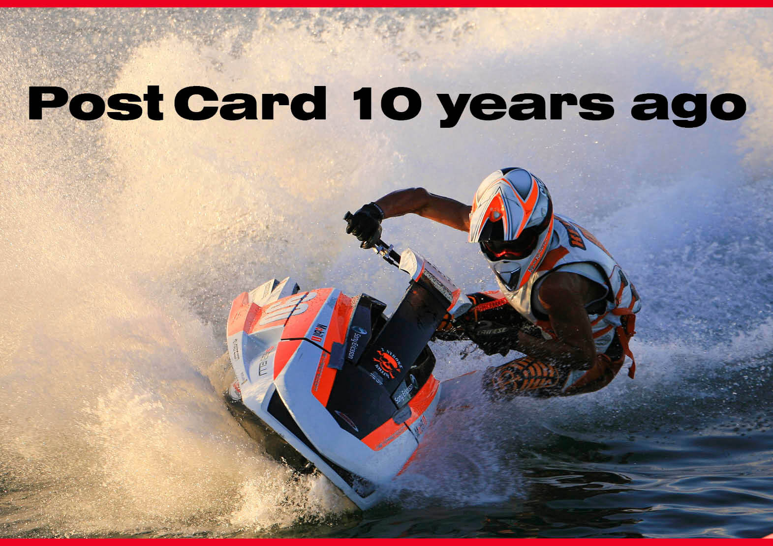 10年前のポストカード　17歳の世界王者から届いた、一葉のハガキ　コラム　（水上バイク）ジェットスキー