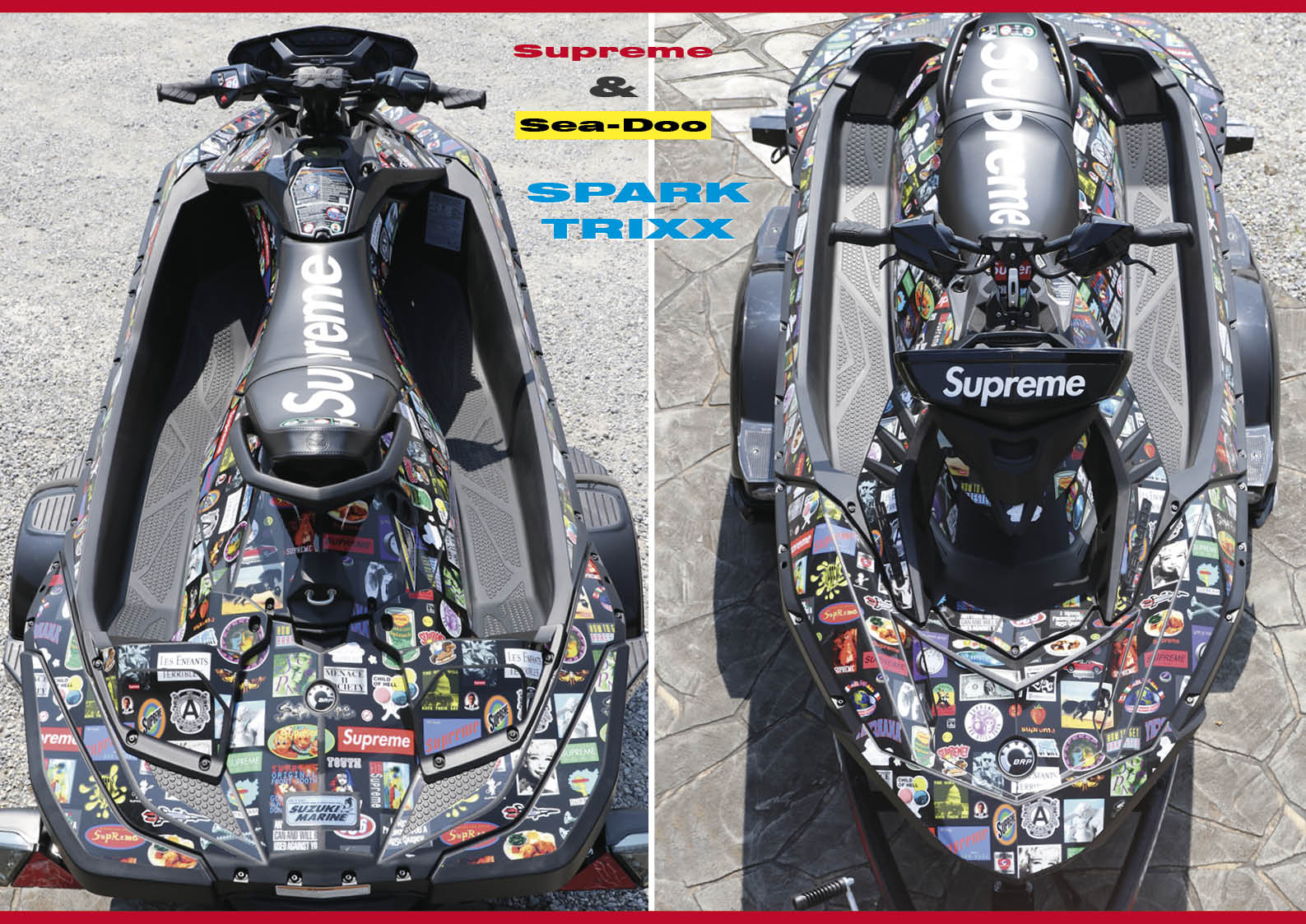 スケーターブランドのSupreme（シュプリーム）と Sea-Doo（シードゥ