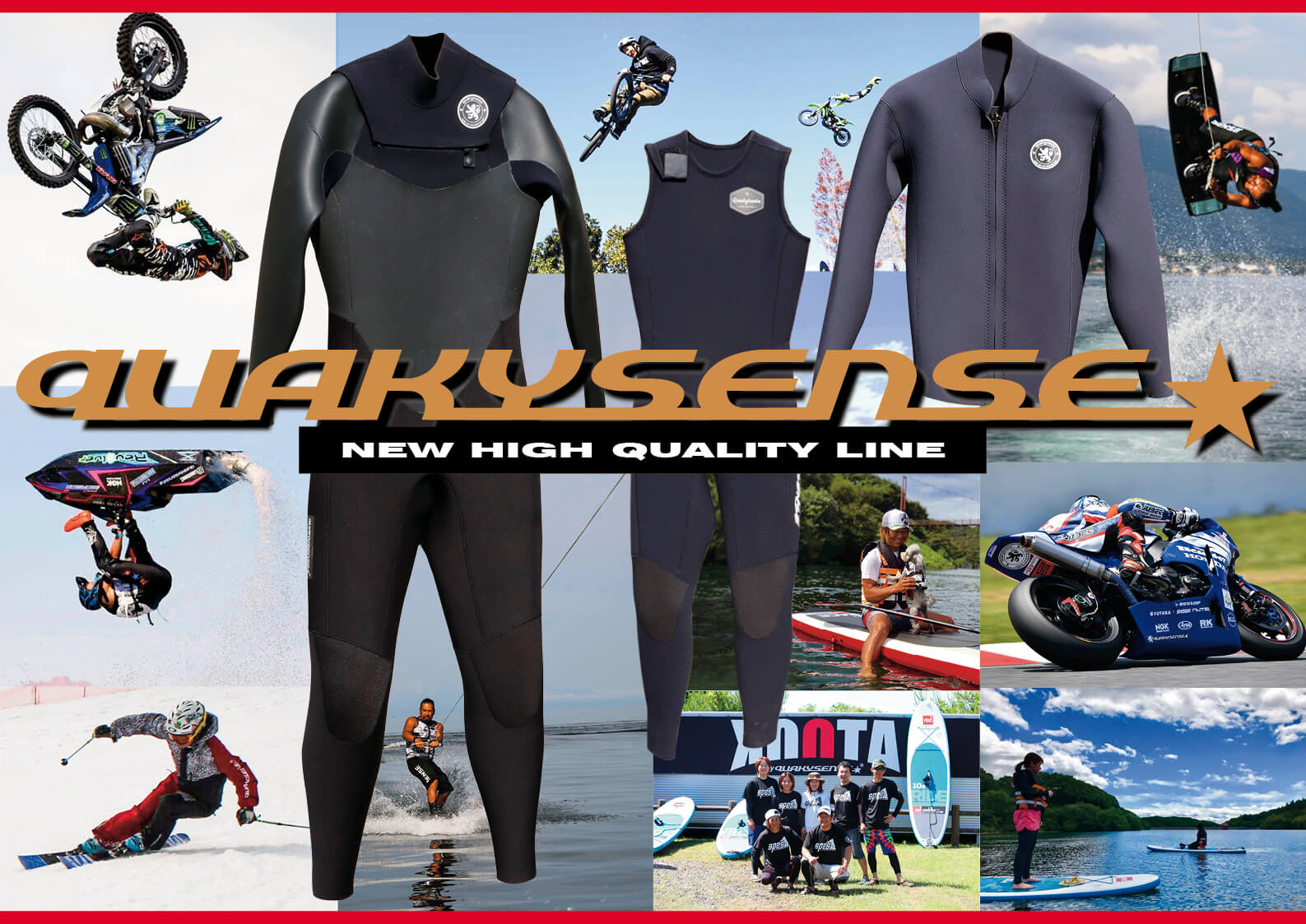 クエーキーセンス ウエットスーツ レディースXXS 未使用中古 WETSUITS - quakysense(クエーキーセンス公式) クエーキーセンス