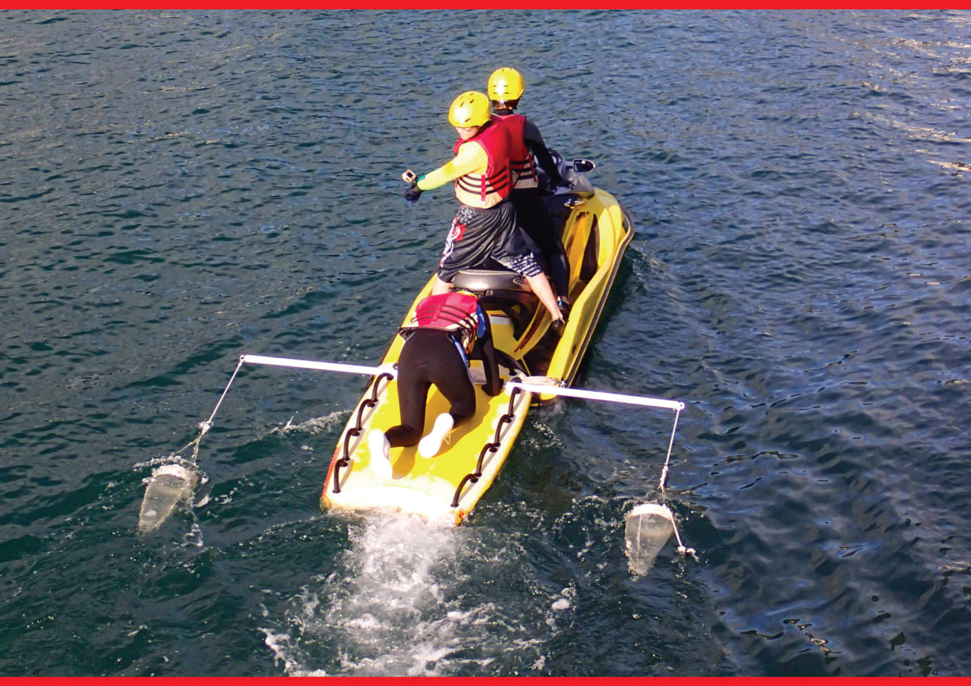 水上バイクで人命救助」を部活動として行っている山口県の「大島商船