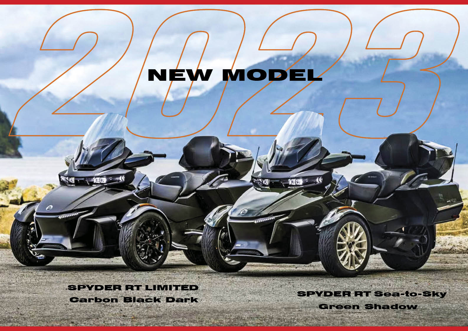 最新・2023年モデル BRP　『Can-Am（カンナム）」トライク』簡単ガイド！ すべての機種が分かります【動画】「Spyder（スパイダー）RT ＆ F3 Limited」＆「Ryker（ライカー）」シリーズ